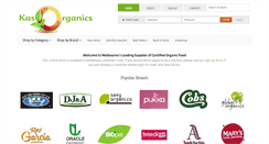 Desktop Screenshot of kasorganics.com.au